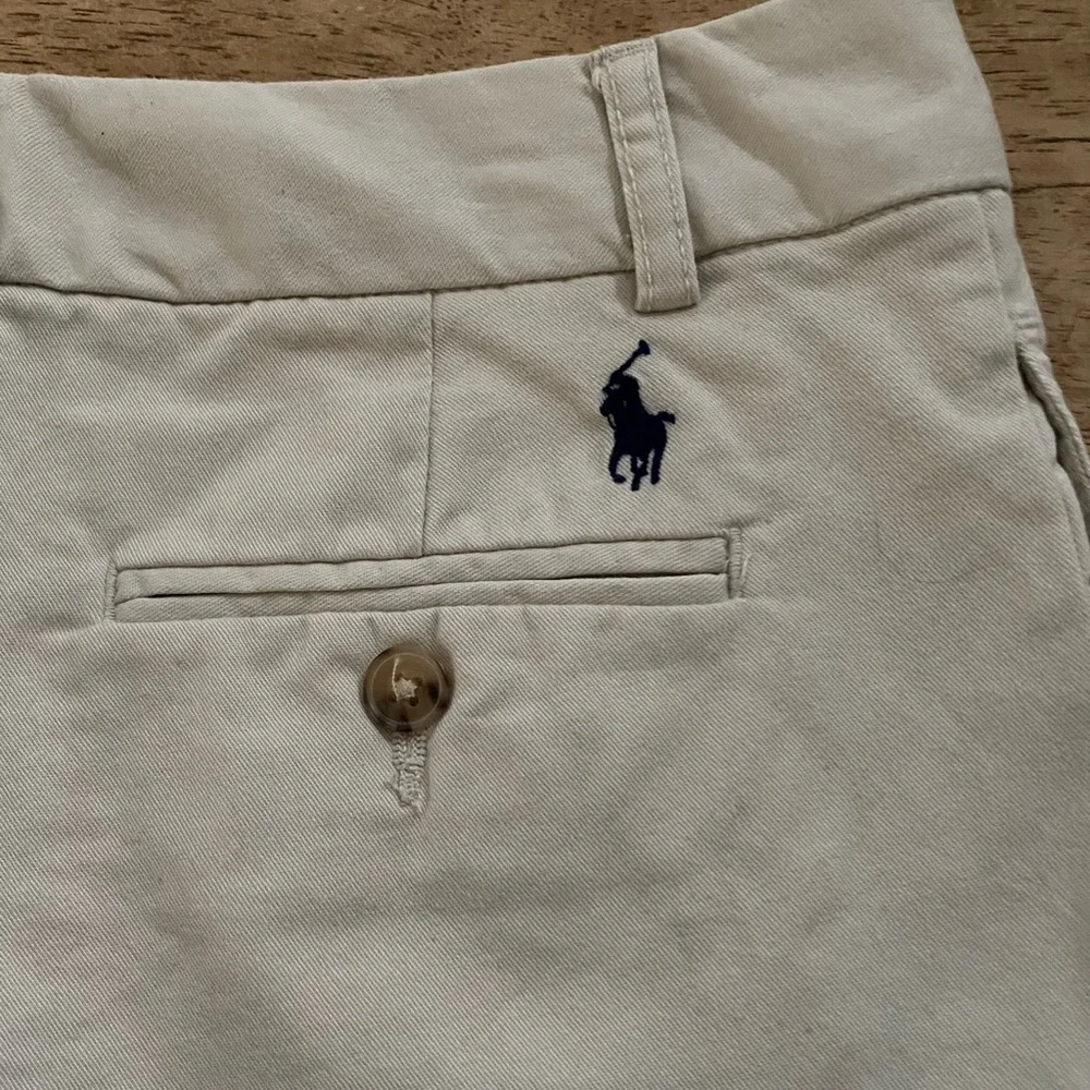 Polo‎ Ralph Lauren Boy’s Sz 14 Khaki Straight Fit Stretch Chino Short